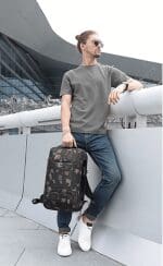 Sac à dos ergonomique de luxe camouflage